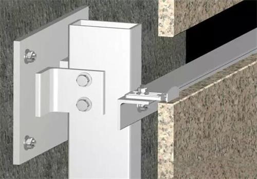 2或4個(gè)過(guò)墻螺絲固定需要大小的鋼板